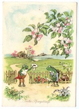 Ak Frösche sagen Hallo