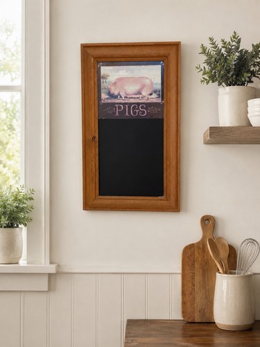 Vintage holzrahmen schwein - vintage,
