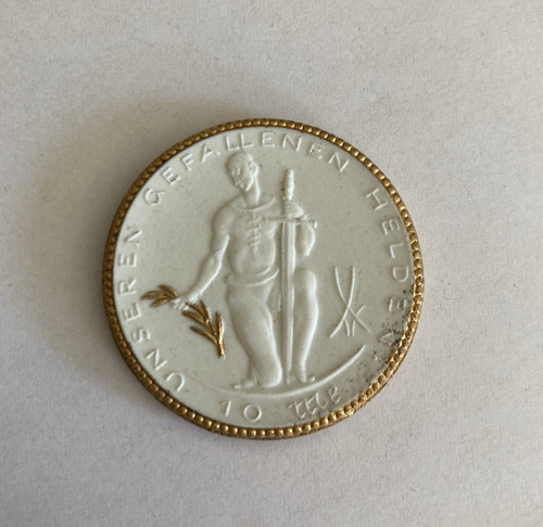 Porzellan medaille münze - porzellan,