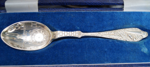Silber geburtsrekord löffel - geburtsrekord,