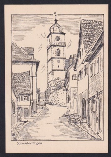 Künstler schwieberdingen - künstler-ak,