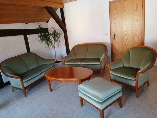 Vintagge sitzgruppe aus holz - vintagge,