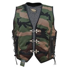 Camouflage men's vest biker
