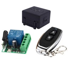 Funkrelais - Empfänger und Fernbedienung, 1-Kanal Relais - 12V, 1CH, 433 MHz 