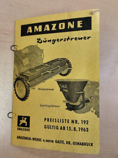 AMAZONEN WERKE Düngerstreuer Preisliste Prospekt traktor brochure 45