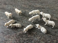 DDR Zootiere Plaho Schafherde,  Kinderspielzeug 