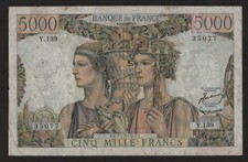 FRANCE 5000 FRANCS 02/07/1953
