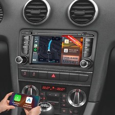 2+64GB Für AUDI A3 8P 2003-2012 Autoradio Apple Carplay GPS Navi WIFI Android 15