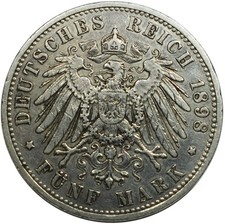 5 Mark 1898 Schaumburg-Lippe