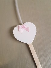 Hochzeit 30x Leuchtwedel Leuchtstäbe LED Herz Deko Weiß Schleife Hochzeitstanz