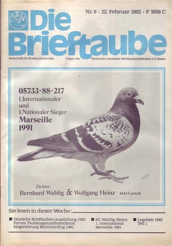 Die brieftaube 8 - brieftaube,