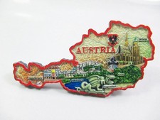 Österreich magnet Poly Souvenir Wien Klagenfurt Innsbruck Salzburg Graz