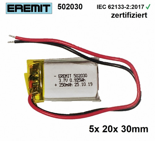 Eremit lipo akku - eremit, 3,7v