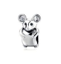 Charm Perle Maus Niedlich 925 Silber Bead - Anhänger passt für Pandora Armband