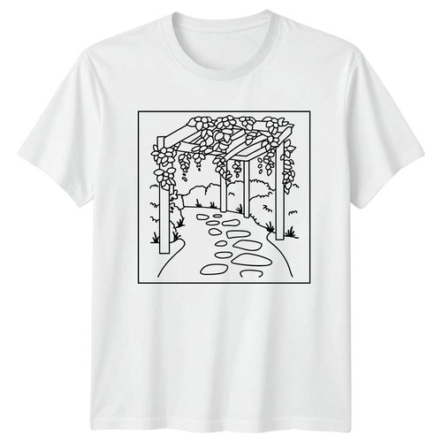 Pergola garden path design - garden,