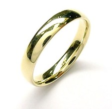 Damen Herren Ring Echt Gold