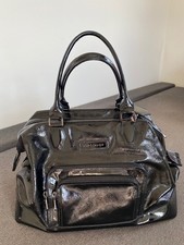 Traumhaft, edle Tasche von "LONGCHAMP" aus scharzem Lackleder! 1 A Zustand!