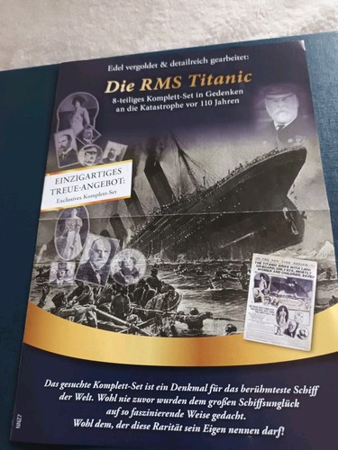 Titanic medallien sammlung - medallien,