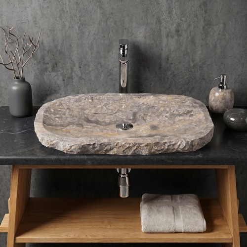 Marmor waschbecken extraflach - marmor,