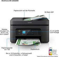 Epson WorkForce WF-2935DWF 4in1 Farb Multifunktionsdrucker WLAN Duplex