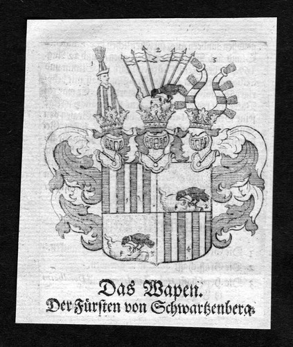 1750 schwartzenberg wappen - -,