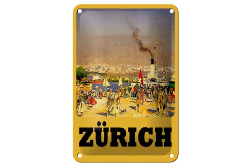 Blechschild reise 12x18 - blechschild,