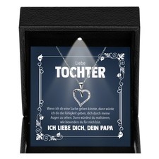 Unsere Tochter Geschenk Sterlingsilber Schmuck Maedchen Frauen Schmuck Halskette