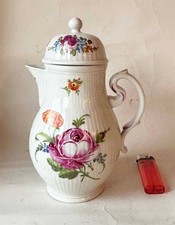 Wallendorf Thüringen Kaffeekännchen Kännchen Ostfriesische Rose handbemalt 18.Jh