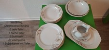 Essgeschirr 6 Personen, Porzellan, Winterling Marktkeuthen