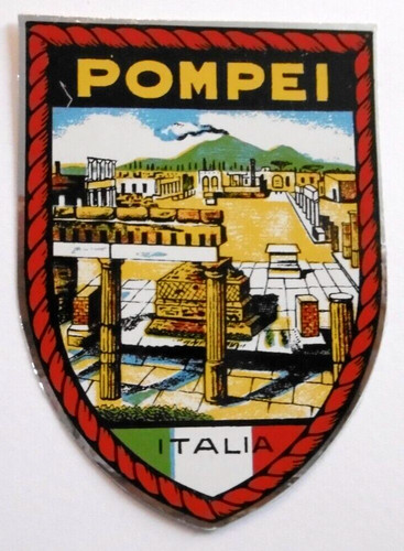 Souvenir aufkleber pompei - souvenir-aufkleber,