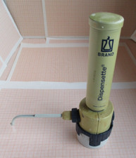 Dispensette, Brand, Vol. 2-10 mL, Teil. 0,2 mL, mit Flaschenaufsatz, Gebraucht