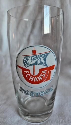 Bierglas hansa rostock aus - hansa,
