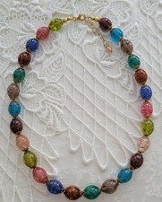 Bunte Murano Glasperlenkette