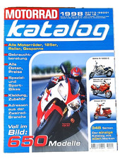 Motorrad Katalog Nr. 29 Modelljahr 1998 Motorradkatalog