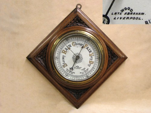 Viktorianisches wandbarometer - viktorianisches,