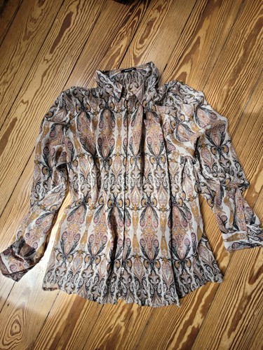 Bluse brauntöne more 44 - more&,
