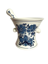 Porzellan-MÖRSER blau-weiß