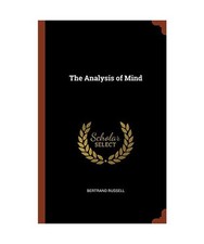 The Analysis of Mind, Bertrand Russell