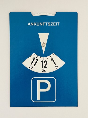 Parkscheibe parkuhr aus - parkuhr,