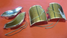 VW Käfer Steinschlagecken vorne + hinten HOCHGLANZ "bis Baujahr 1970" 020-2023-2