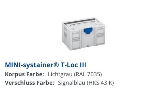 Tanos mini systainer loc iii - tanos, t-loc