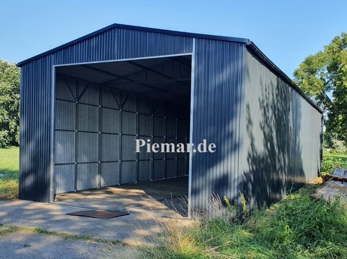Blechgarage halle 5x8x4m - blechgarage,