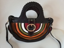 Ausgefallene Lederhandtasche