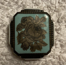 Vintage Brosche Porzellan