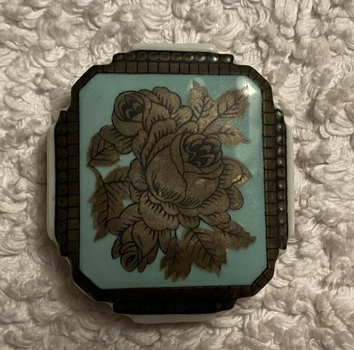 Vintage brosche porzellan - brosche,