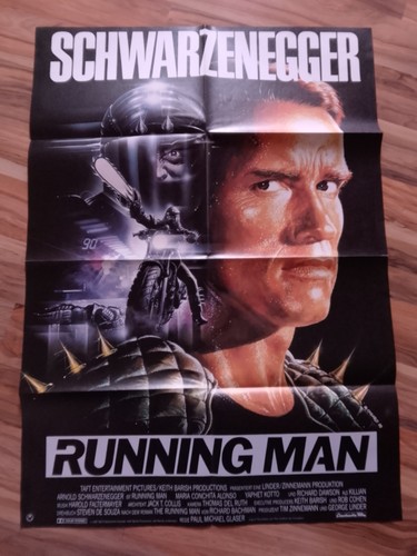 Running man kinoplakat - man,