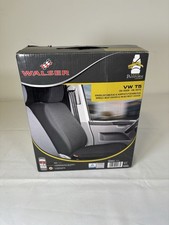 Sitzbezüge für VW T5, Einzelsitz vorne,  Sitzschoner Auto,  Schwarz/ Grau