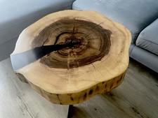Couchtisch Walnuss Baumscheibe