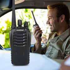 2Stk BAOFENG Walkie Talkie set mit Großer Reichweite 8km Funkgerät PMR 16 Kanäle