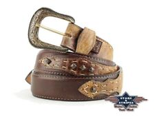 Gürtel Leder Western Braun